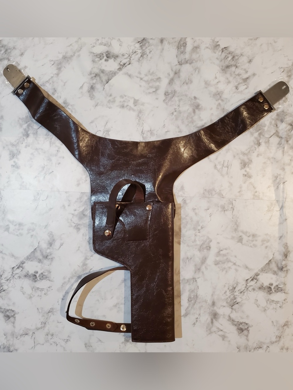 Star Wars Han Solo Drop Leg Holster Suede Leather, Handmade Cosplay Costume Prop